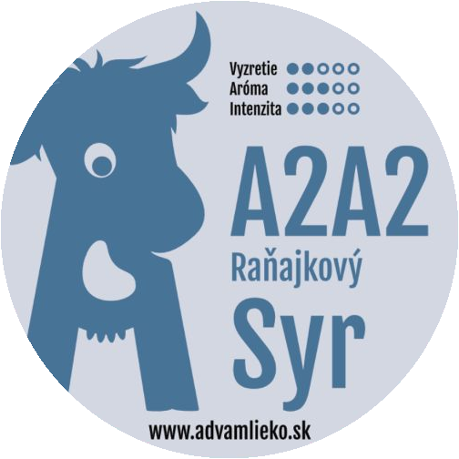 Etiketa produktu A2 Raňajkový syr