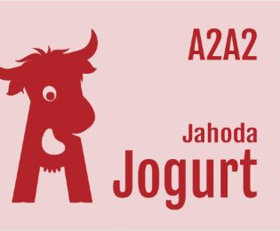 Etiketa produktu A2 Jogurt jahoda